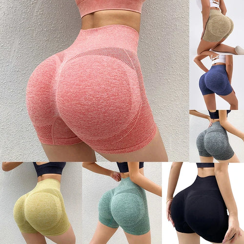 High Waist Running Gym Shorts