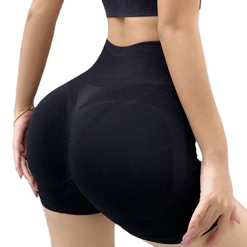 High Waist Running Gym Shorts