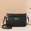 Embroidered Leather Messenger Bag