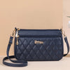 Embroidered Leather Messenger Bag