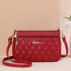 Embroidered Leather Messenger Bag