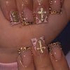 Glitter Diamond French Press On Nails