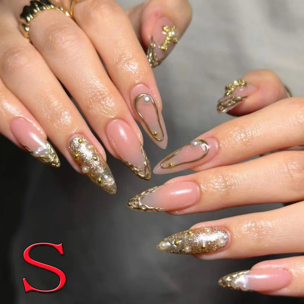 Aurasin Glam French Press-On Nails
