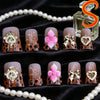 Glitter Diamond French Press On Nails