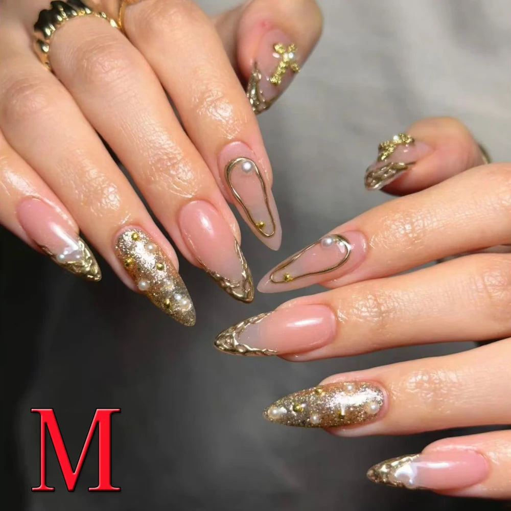 Aurasin Glam French Press-On Nails