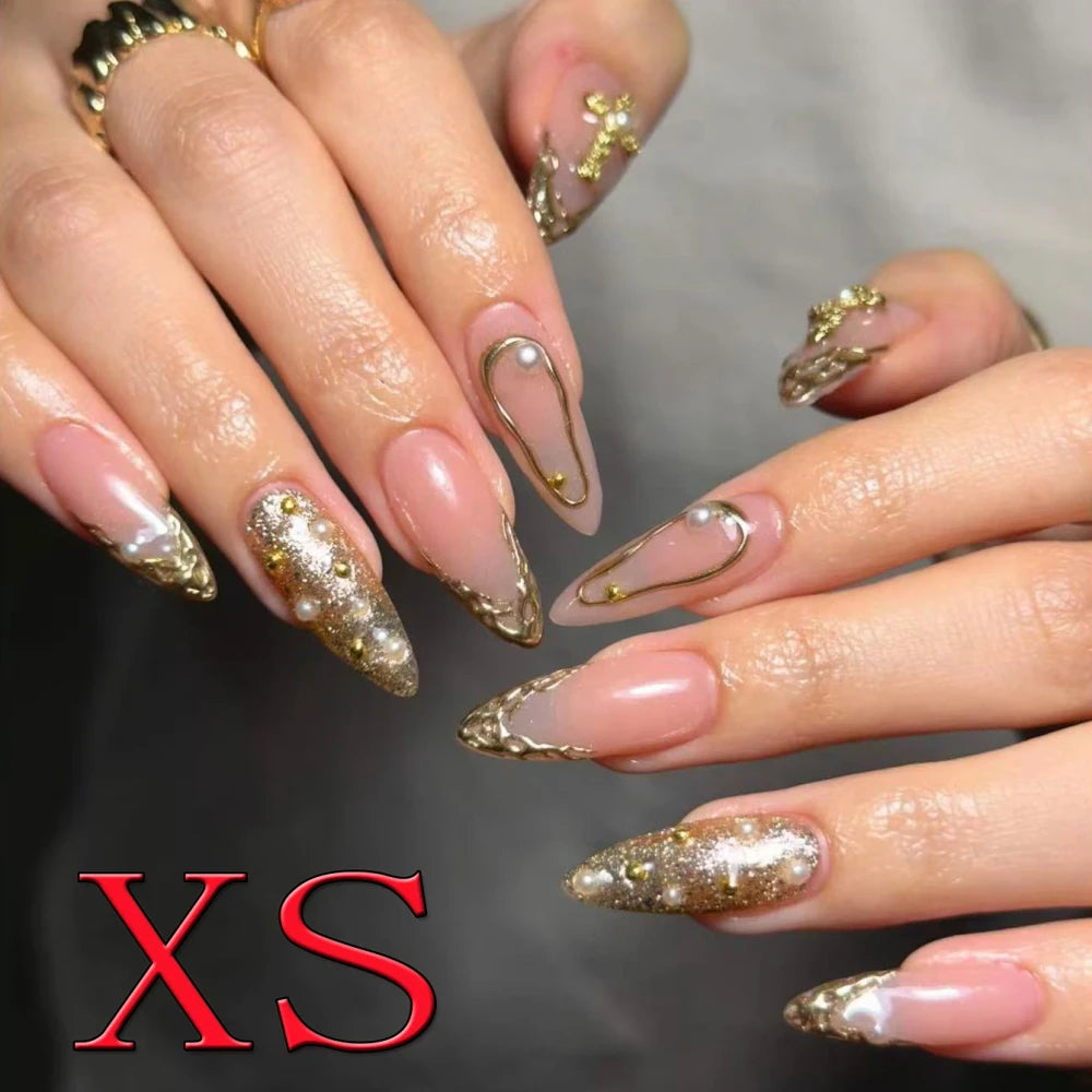 Aurasin Glam French Press-On Nails