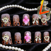 Glitter Diamond French Press On Nails